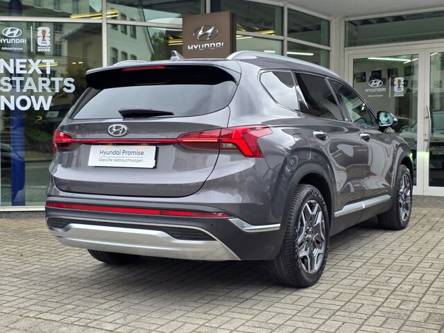 HYUNDAI SANTA FE PHEV 1.6 T-GDI A/T 4WD Prime / AHK / Winterräder / Pano / 360° / Leder / Totwinkel / Navi Ansicht 6 für Fahrzeugdetailseite