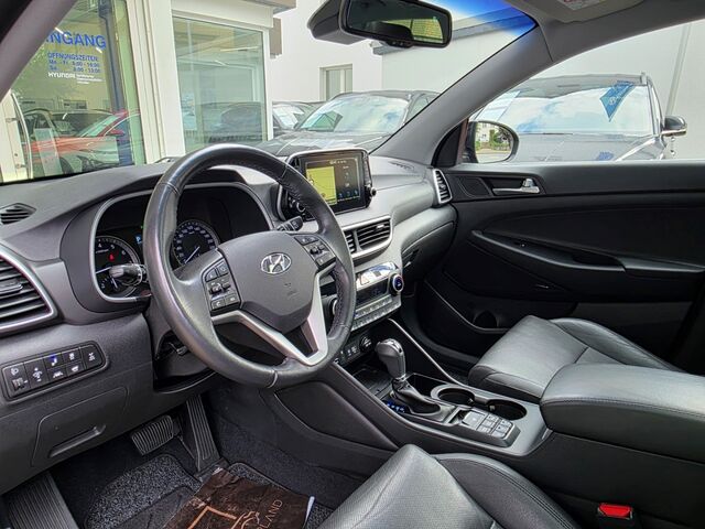 HYUNDAI TUCSON 1.6 T-GDI 7-DCT 4WD Premium / AHK / Pano / Leder / ACC / LED / KRELL Ansicht 10 für Fahrzeugdetailseite