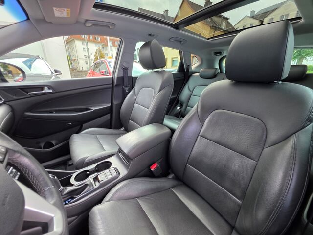 HYUNDAI TUCSON 1.6 T-GDI 7-DCT 4WD Premium / AHK / Pano / Leder / ACC / LED / KRELL Ansicht 11 für Fahrzeugdetailseite