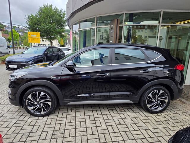 HYUNDAI TUCSON 1.6 T-GDI 7-DCT 4WD Premium / AHK / Pano / Leder / ACC / LED / KRELL Ansicht 4 für Fahrzeugdetailseite