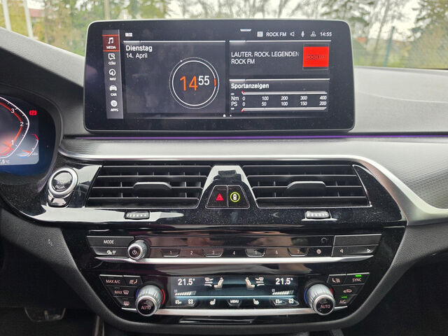 BMW 520 d xDr.M Sport Laser ACC SurView 19 Fin.440,- Sportpaket Bluetooth HUD Navi Klima PDC el. Fenster Ansicht 12 für Fahrzeugdetailseite