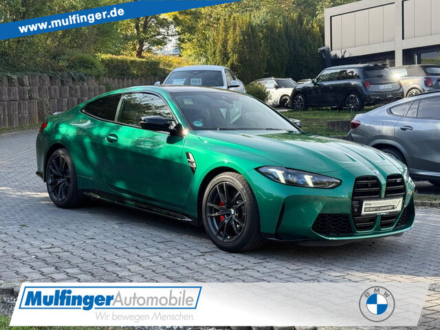 BMW M4 Comp.Leder CarbonD.Compound HUD H/K.Leas777,- Sportpaket Bluetooth Navi LED Vollleder Klima Aktiv Ansicht 1 für Fahrzeugdetailseite