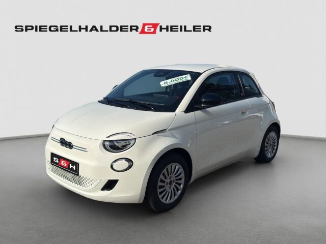 FIAT 500 Elektro RED Hatchback Neufahrzeug 42 kWh Ice Weiß Ansicht 3 für Fahrzeugdetailseite