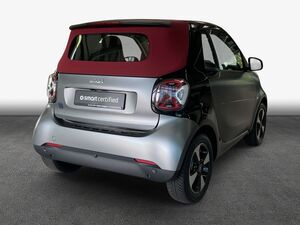SMART fortwo cabrio EQ passion MATT, Verdeck rot, 22 kW smart fortwo electric drive