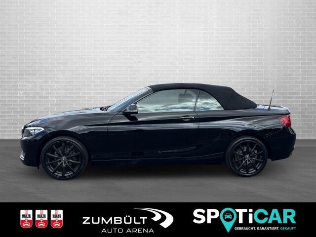 BMW 218 i Cabrio 2er - 218i +SHZ Kamera CarPlay DAB LMFelgen Navi+ Ansicht 7 für Fahrzeugdetailseite