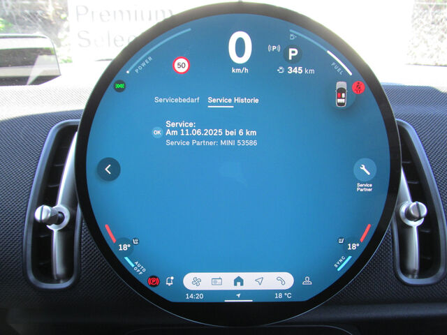 MINI Cooper Countrym.C HUD PanoD.Kamera Lenkradh.Ha/Ka.19 Bluetooth Head Up Display Navi LED Klima Einparkhilfe  Ansicht 12 für Fahrzeugdetailseite