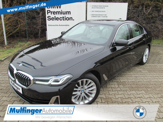 BMW 520 d xDrive Leder Standh.HUD ACC Laser 18 Bluetooth Navi Vollleder Klima Standhzg PDC el. Fenster Ansicht 1 für Fahrzeugdetailseite