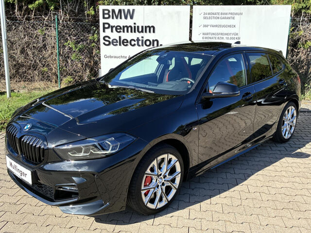 BMW 118 i M Sport Pro HUD PanoD. EDITION COLORVISION Sportpaket Bluetooth Navi LED Vollleder Klima PDC el Ansicht 5 für Fahrzeugdetailseite