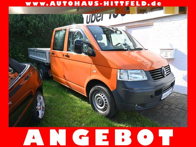 VW T5 2.5 TDI DoKa lang 6-Sitzer Klima Standhz AHK...