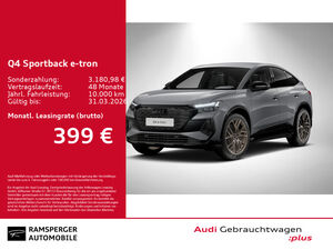 AUDI Q4 Sportback e-tron 45 S line Matrix ACC HuD AHK Kamera