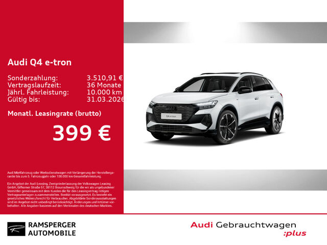 AUDI Q4 e-tron 45 S line Matrix ACC HuD Pano AHK