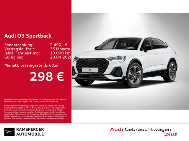 AUDI Q3 Sportback S line 35 TFSI LED ACC Kamera AHK