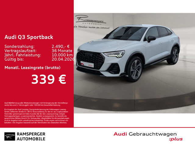 AUDI Q3 Sportback S line 35 TFSI LED ACC 360° AHK