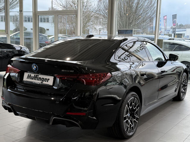 BMW i4 e40 GC M Sport Pro ACC GlasD.P+ Lenkh.H/K AHK Sportpaket HUD Navi LED Vollleder Klima Standhzg PD Ansicht 5 für Fahrzeugdetailseite