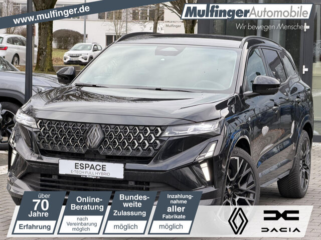 RENAULT Espace 6 Techno Full Hybrid E-Tech Bluetooth Navi LED Klima Einparkhilfe el. Fenster Ansicht 1 für Fahrzeugdetailseite
