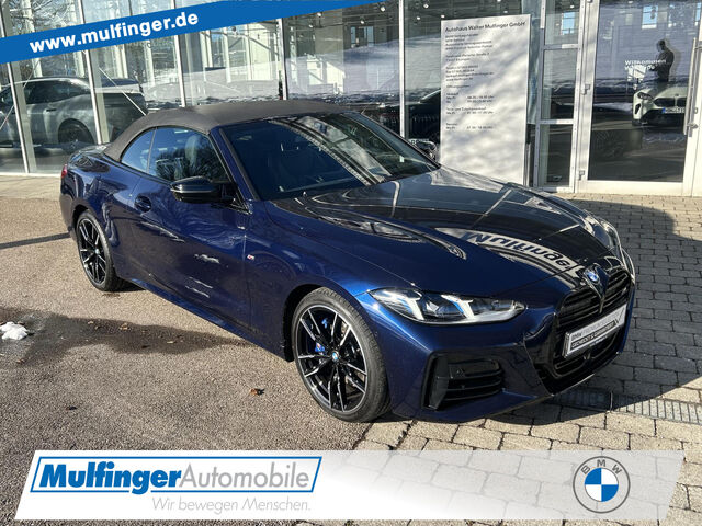 BMW M440 d xDr.Cabrio HUD ACC 360Â° Standh.H/K.AHK 19 Sportpaket Bluetooth Navi LED Vollleder Klima Akt Ansicht 1 für Fahrzeugdetailseite