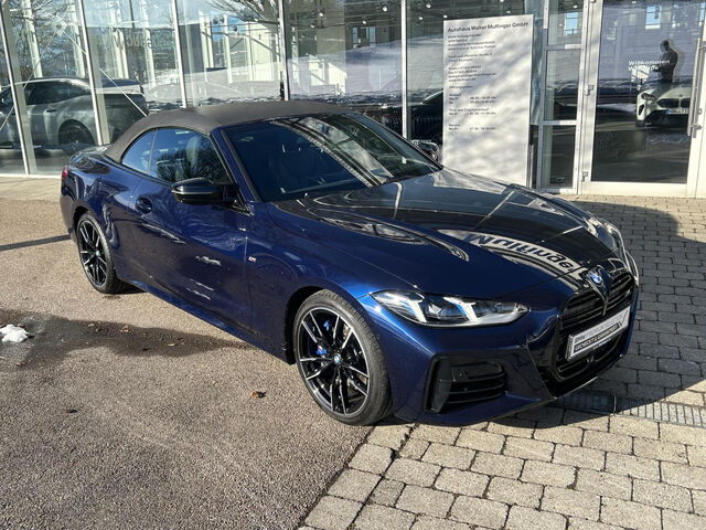 BMW M440 d xDr.Cabrio HUD ACC 360Â° Standh.H/K.AHK 19 Sportpaket Bluetooth Navi LED Vollleder Klima Akt Ansicht 2 für Fahrzeugdetailseite