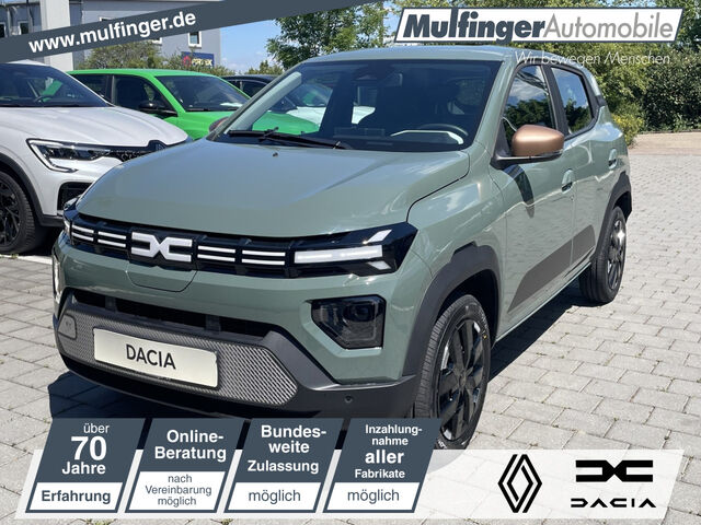 DACIA Spring Extreme electric 100 Navi LED Klima Einparkhilfe el. Fenster Ansicht 1 für Fahrzeugdetailseite