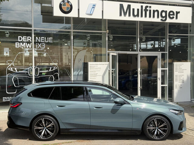 BMW 550 e T.xDr.M Sport IntAktiv.Pano.AutoBahnAss.AHK Sportpaket Bluetooth HUD Navi LED Vollleder Klima A Ansicht 5 für Fahrzeugdetailseite