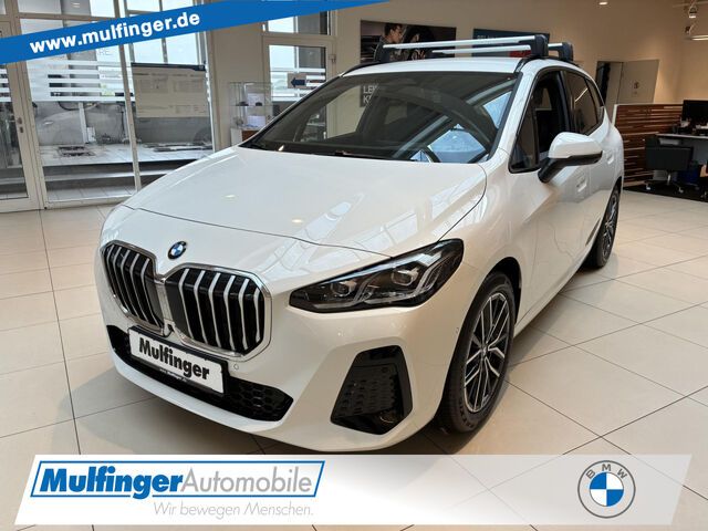 BMW 220 Active Tourer 220i AT.M Sport HUD ACC SuView Lenkradh.AHK 18 Sportpaket Bluetooth Navi LED Vollleder Klima PDC el. Ansicht 1 für Fahrzeugdetailseite