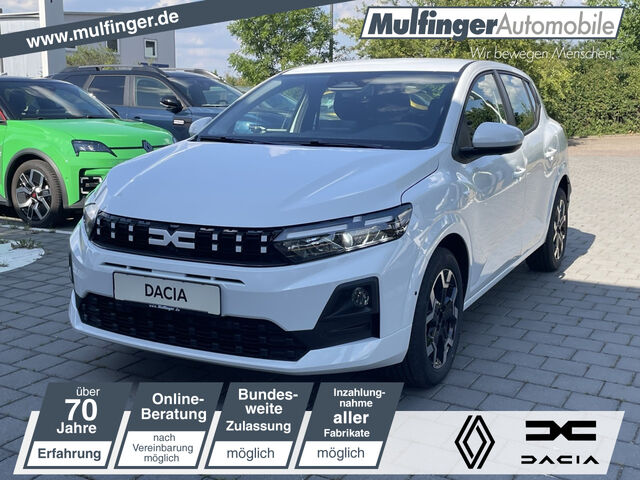 DACIA Sandero Journey Eco-G 120 Automatik LED Klima Einparkhilfe el. Fenster Ansicht 1 für Fahrzeugdetailseite