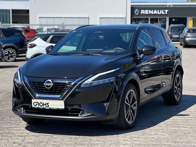 NISSAN Qashqai Tekna+ Hybrid, Vollleder, Glasdach, 360°