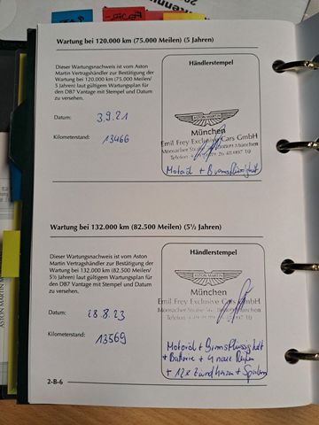 ASTON MARTIN DB7 Vantage Volante -1.Hd. -13tkm !