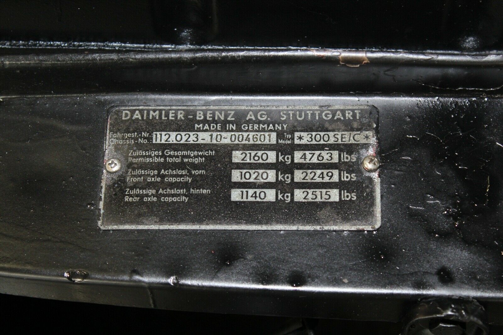 MERCEDES-BENZ 300 SE Cabrio - ex. CH -H-Kz.- matching nr. !