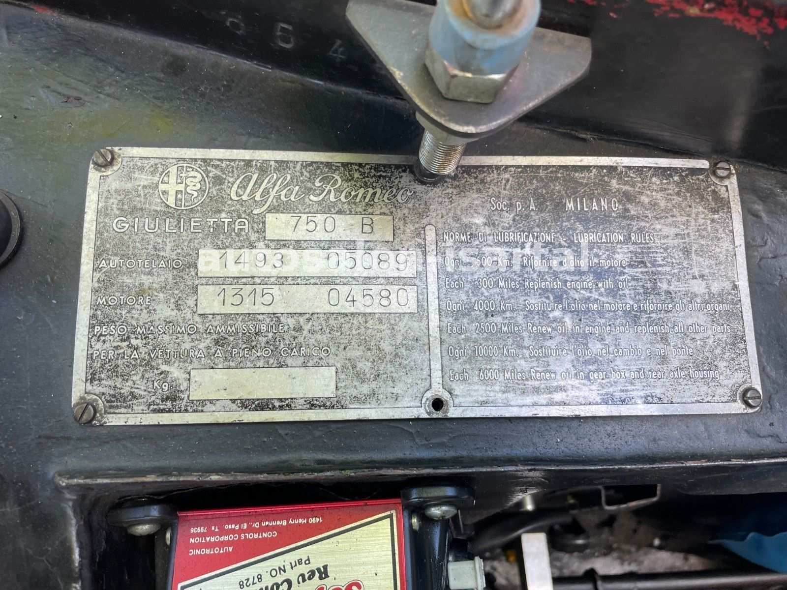 ALFA ROMEO Giulietta Sprint -race -H-Kz.-40tEURinvest !