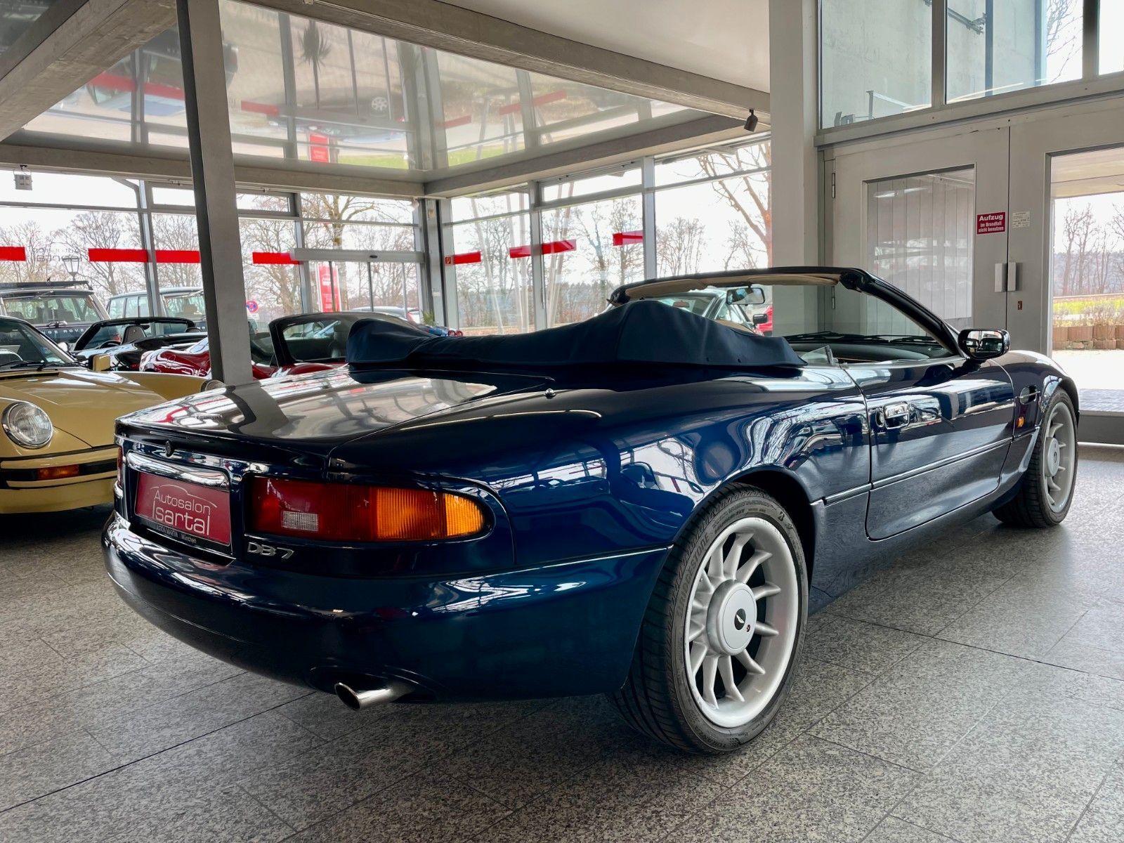 ASTON MARTIN DB7 Volante -dt.- 2.Hd. - AM Serviceheft- TOP