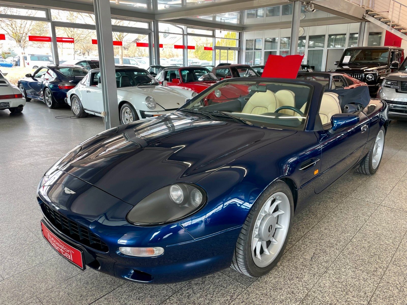 ASTON MARTIN DB7 Volante -dt.- 2.Hd. - AM Serviceheft- TOP
