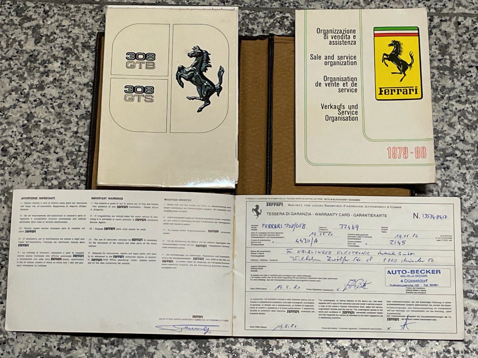 FERRARI 308 GTB Vergaser - dt. Auto - 2. Hand - 58tkm!