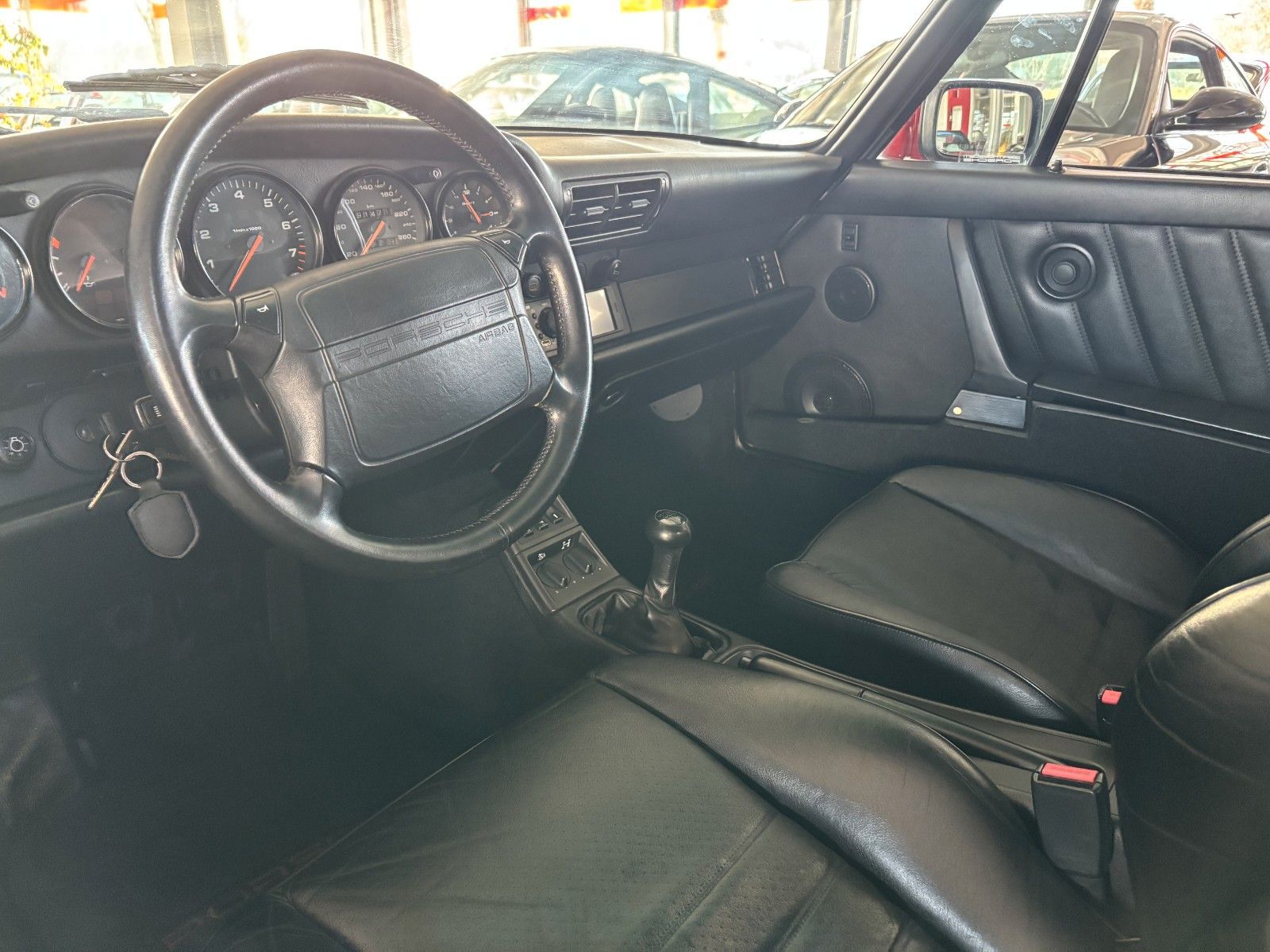 PORSCHE 964 C4 Cabrio -Erstlack- gr. KD neu- top-H-KZ