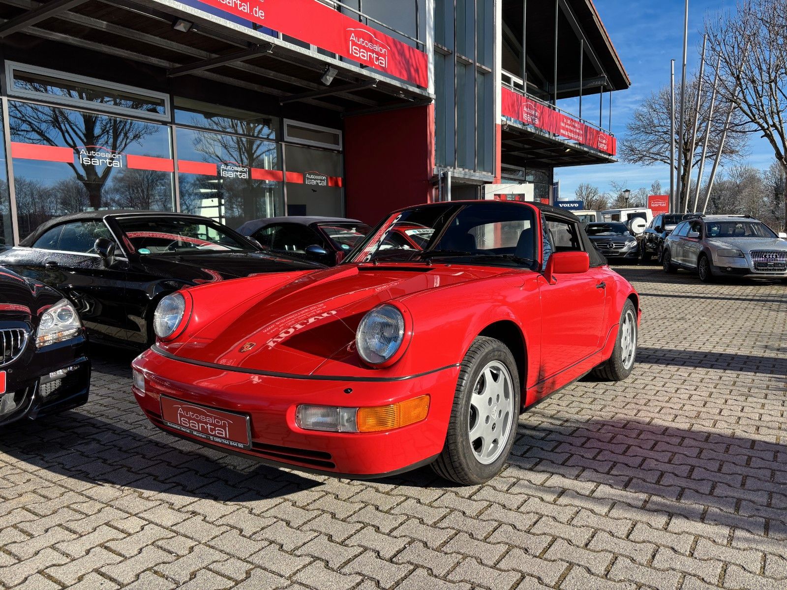 PORSCHE 964 C4 Cabrio -Erstlack- gr. KD neu- top-H-KZ