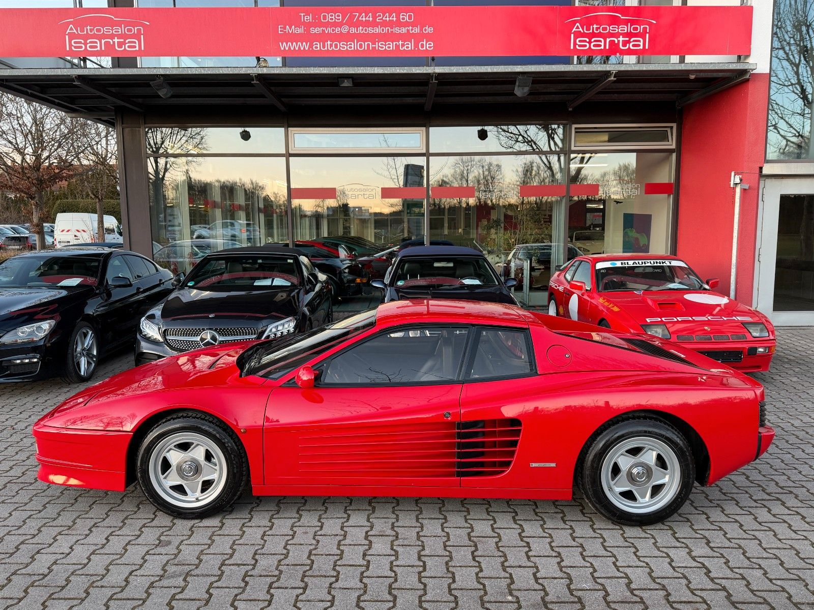 FERRARI Testarossa Monodado- dt. Fzg.- 2. Hd- toporig.