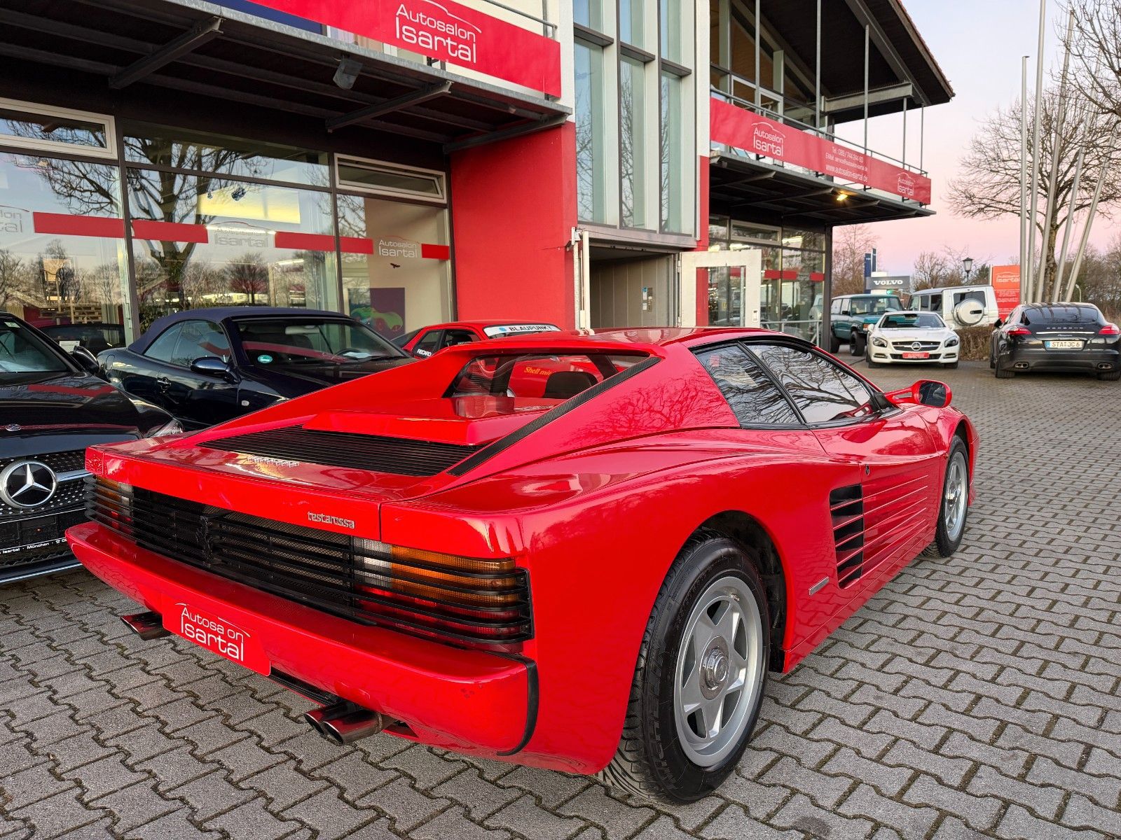 FERRARI Testarossa Monodado- dt. Fzg.- 2. Hd- toporig.