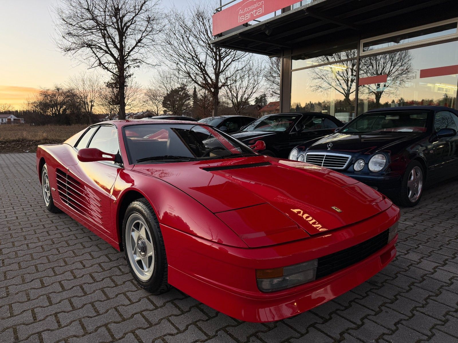 FERRARI Testarossa Monodado- dt. Fzg.- 2. Hd- toporig.