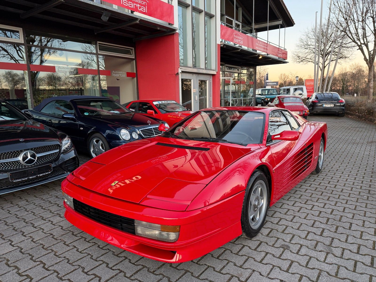 FERRARI Testarossa Monodado- dt. Fzg.- 2. Hd- toporig.