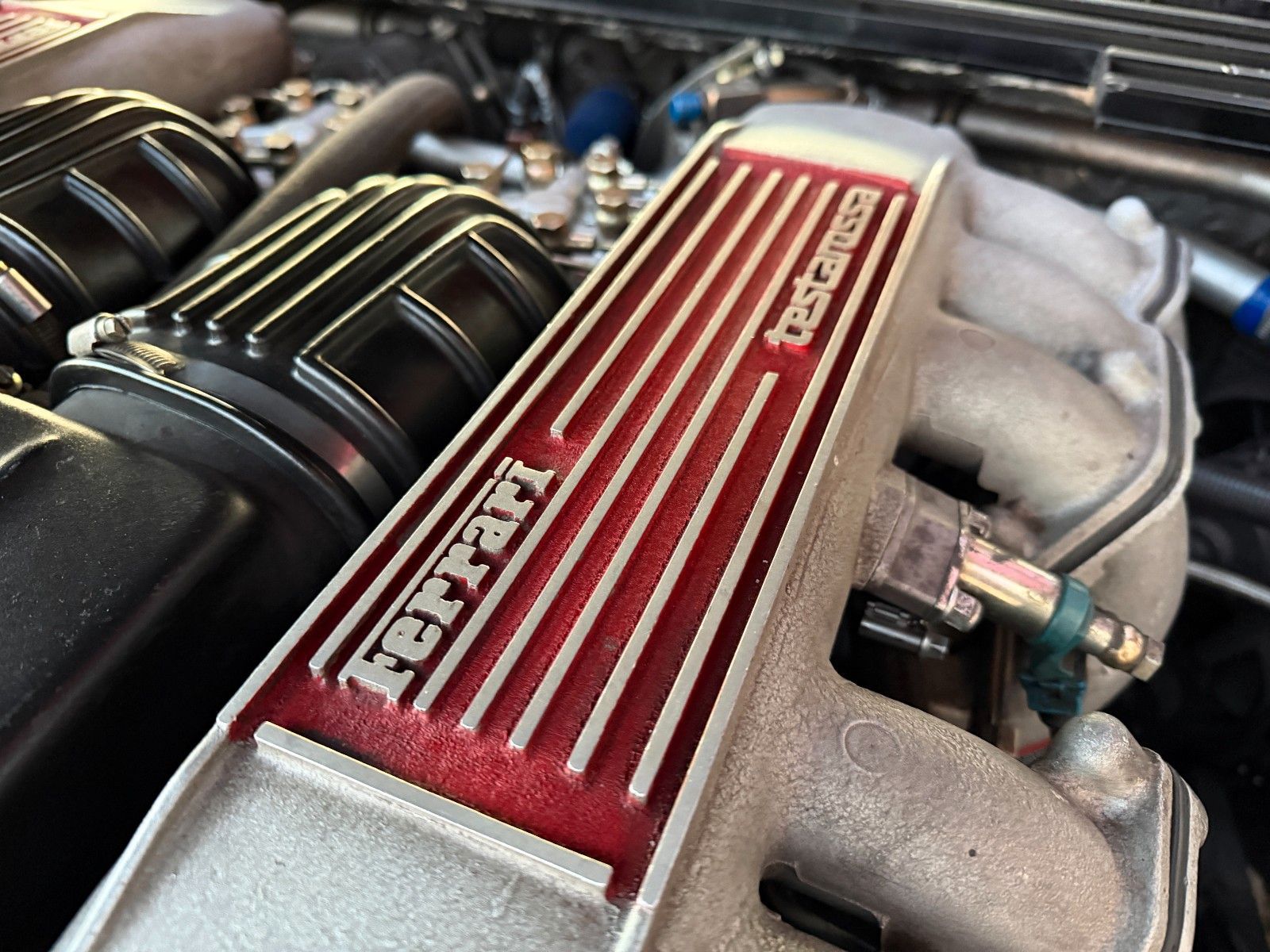 FERRARI Testarossa Monodado- dt. Fzg.- 2. Hd- toporig.