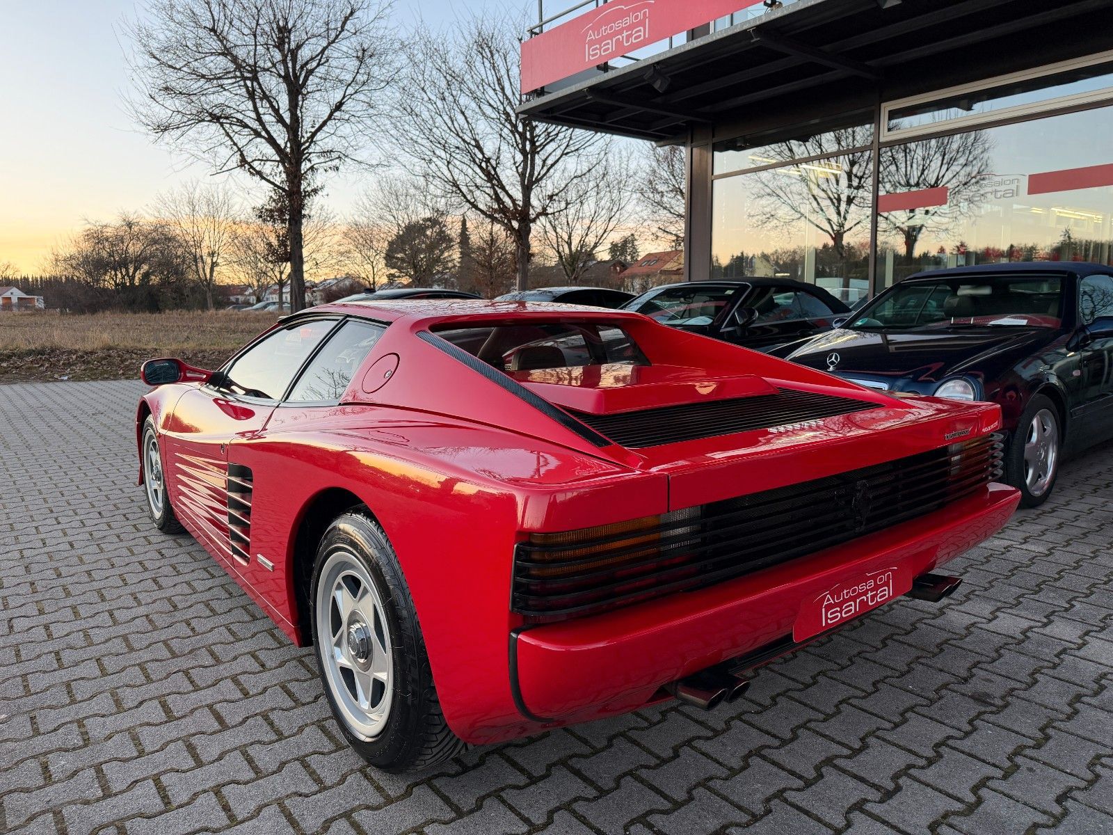 FERRARI Testarossa Monodado- dt. Fzg.- 2. Hd- toporig.