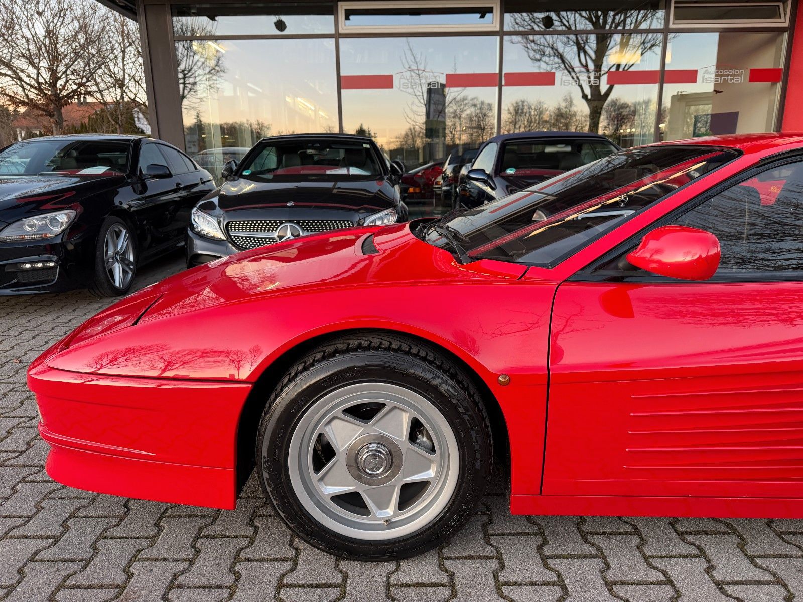 FERRARI Testarossa Monodado- dt. Fzg.- 2. Hd- toporig.