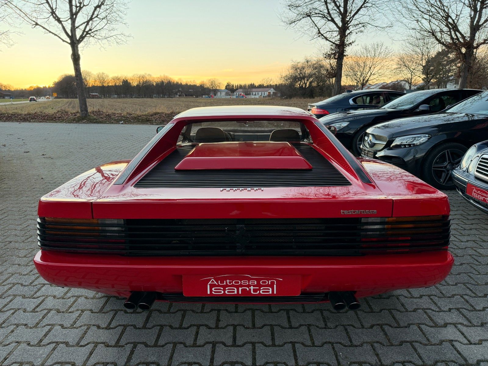 FERRARI Testarossa Monodado- dt. Fzg.- 2. Hd- toporig.