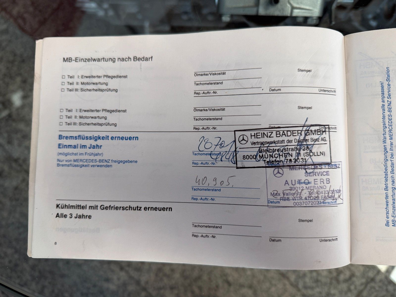 MERCEDES-BENZ 380 SE -Klima/SD/ -1.dt. Hd., 79tkm! -perfekt