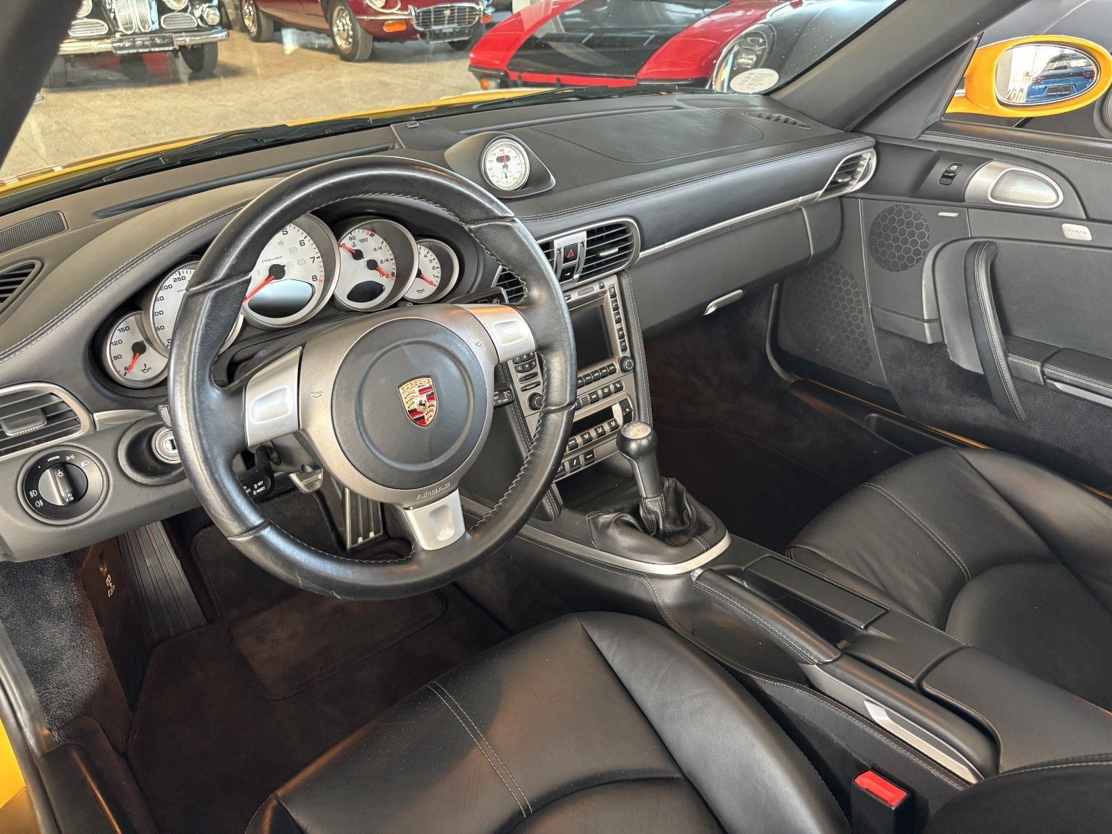 PORSCHE 997 S Cabrio -speedgelb, 6-Gg.  56tkm -perfekt !