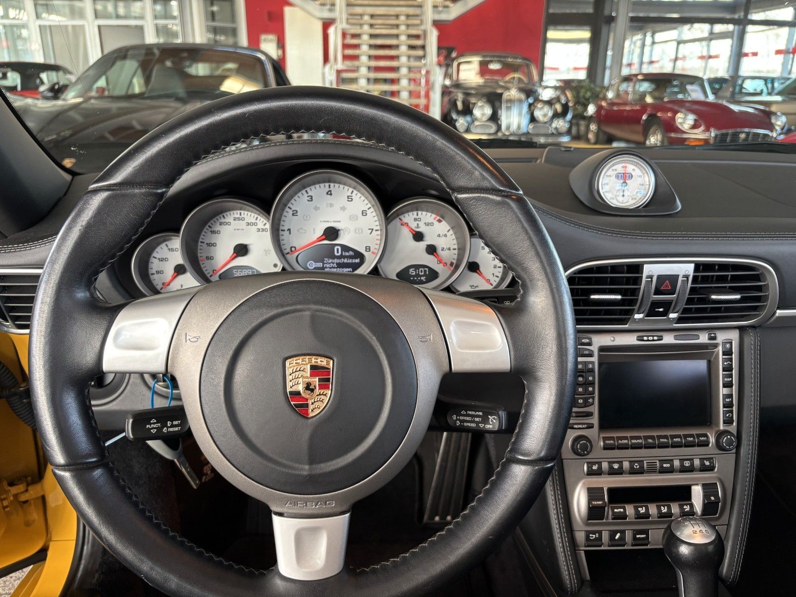 PORSCHE 997 S Cabrio -speedgelb, 6-Gg.  56tkm -perfekt !