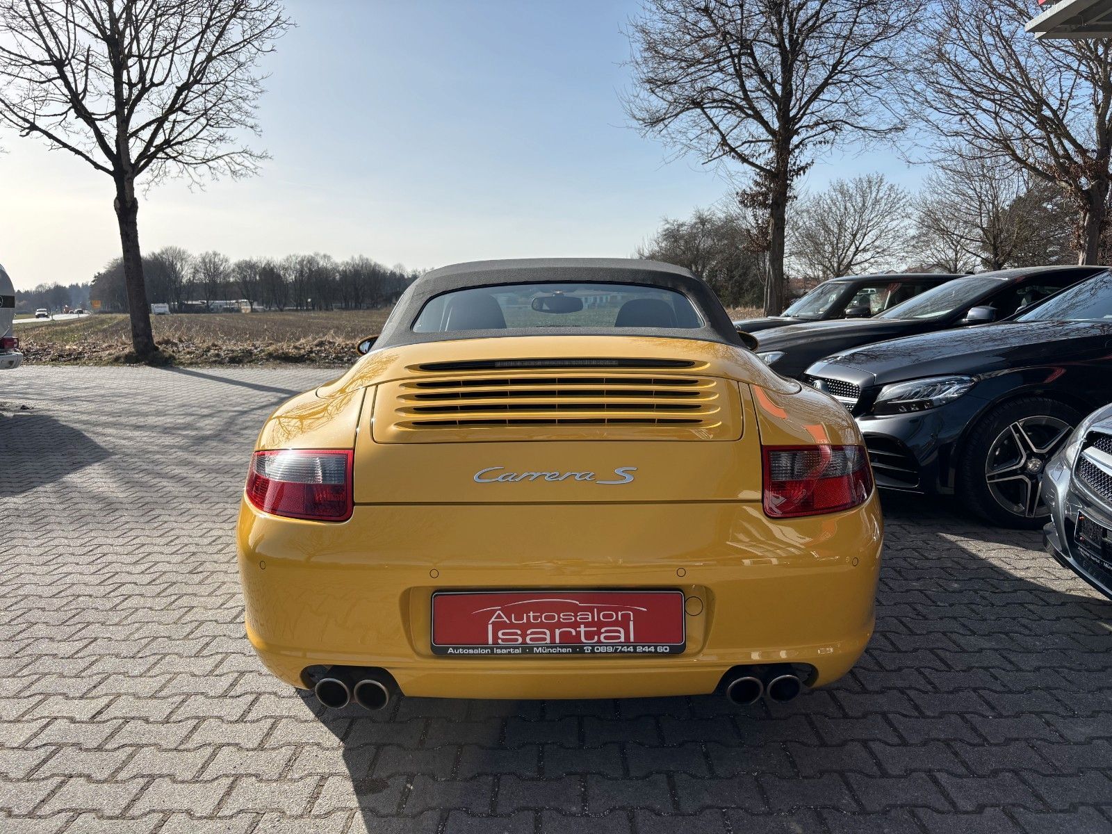 PORSCHE 997 S Cabrio -speedgelb, 6-Gg.  56tkm -perfekt !