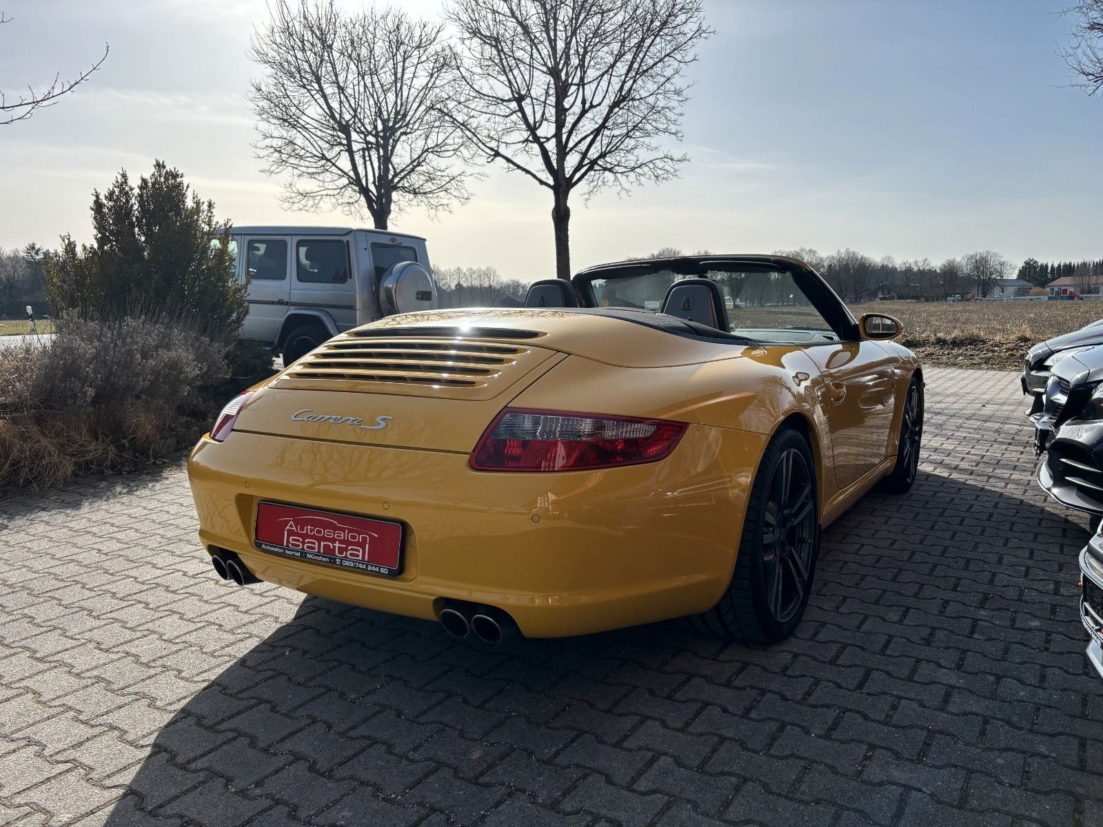 PORSCHE 997 S Cabrio -speedgelb, 6-Gg.  56tkm -perfekt !