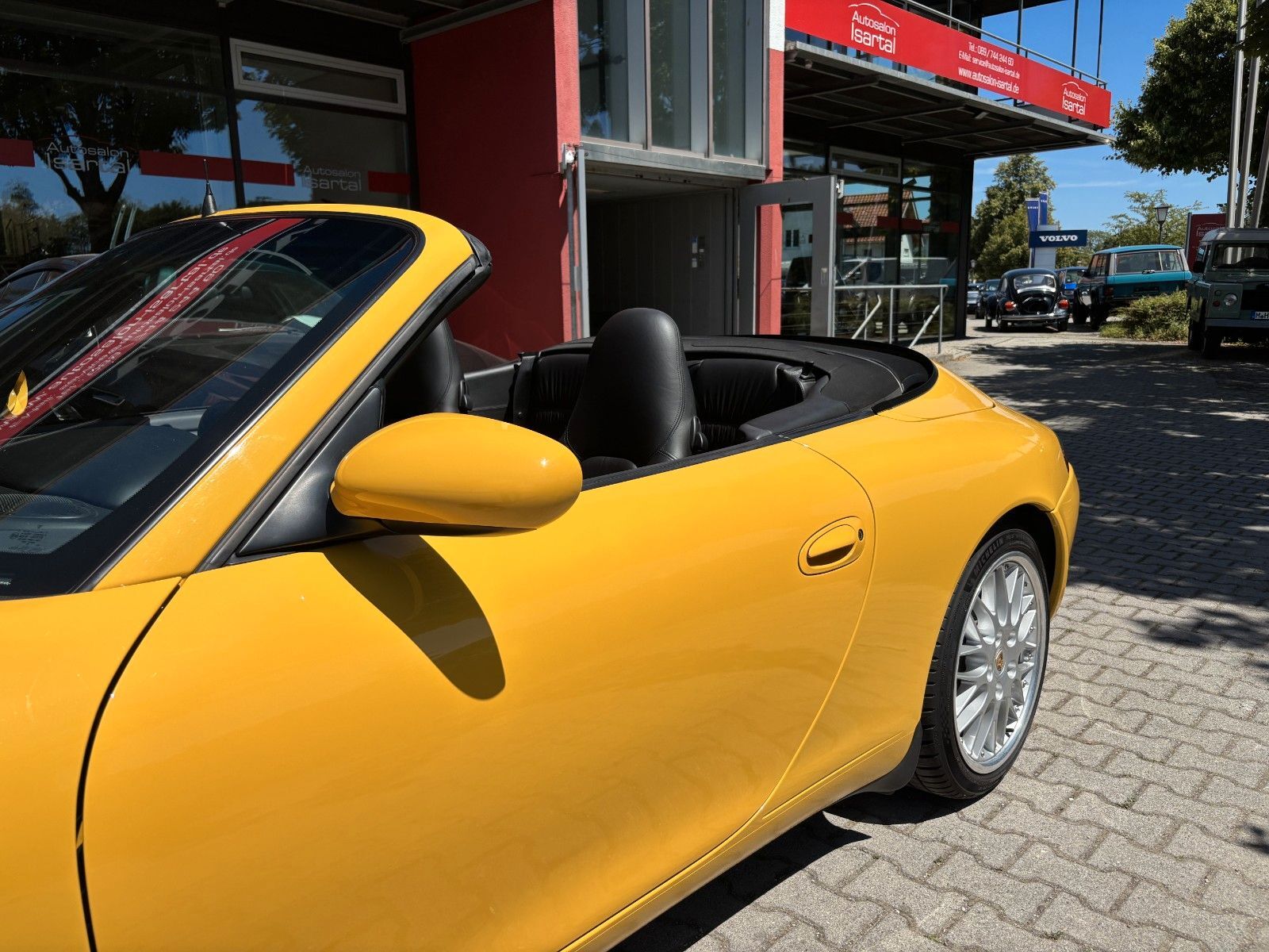 PORSCHE 911 C 2 Cabriolet, Speedgelb- toporiginal-59tkm!