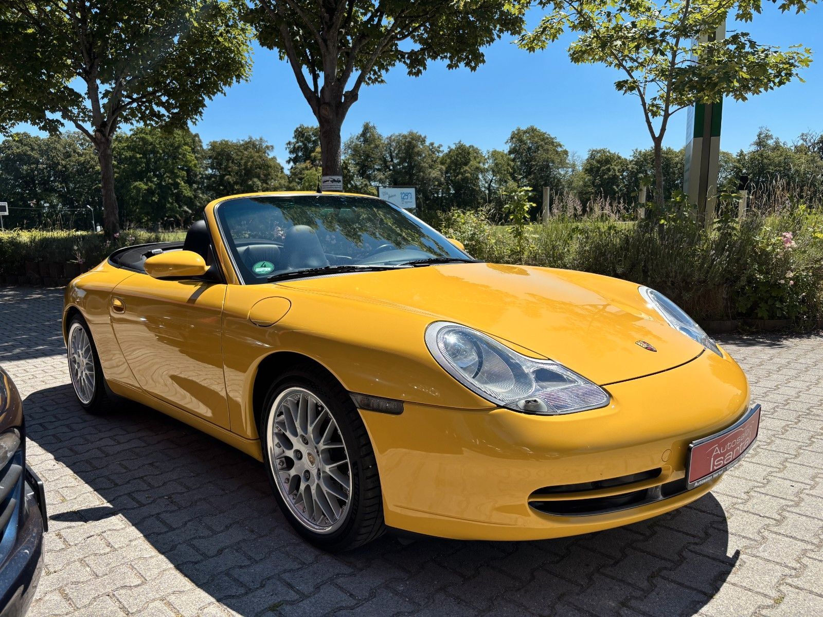 PORSCHE 911 C 2 Cabriolet, Speedgelb- toporiginal-59tkm!