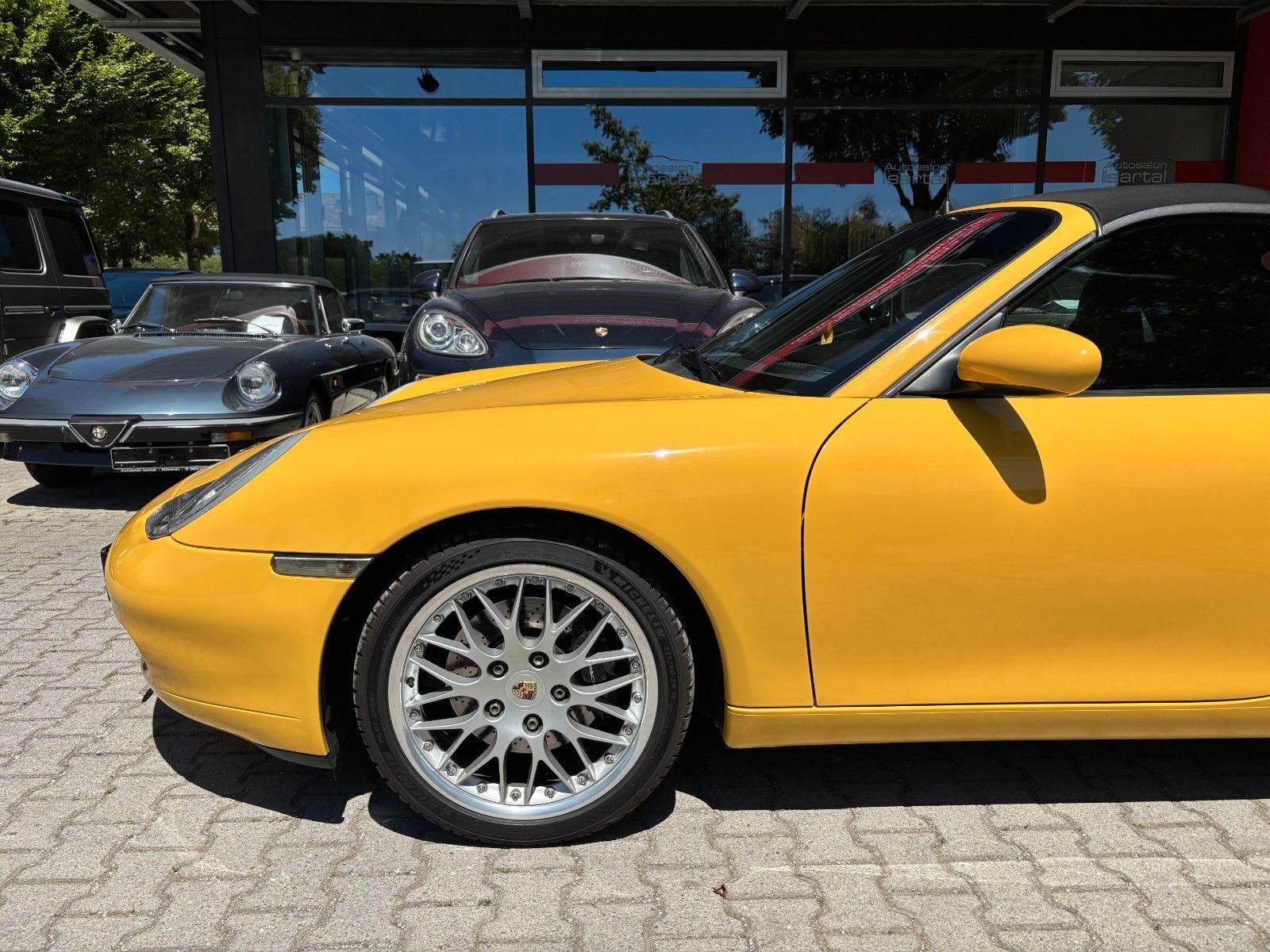 PORSCHE 911 C 2 Cabriolet, Speedgelb- toporiginal-59tkm!